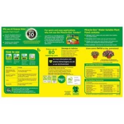 Miracle-Gro All Purpose Plant Food 1kg -Magic Garden 175130 miracle gro water soluble plant food 1kg 2