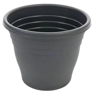 B&M Ascot Round Planter 30cm - Black 3 B&M Ascot Round Planter 30cm - Black