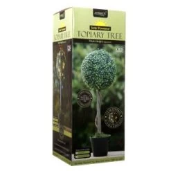 Solar Powered Topiary Tree - White LED 70cm -Magic Garden 286968 70cm solar topiary ball string lights1