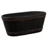 B&M Oakwood Barrel Trough 60cm