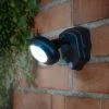 Eveready Solar Powered Security Light -Magic Garden 306948 twin head solar powered security light outdoor1