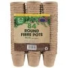 B&M Round Fibre Pots 84pk -Magic Garden 319170 84 round fibre pots