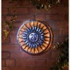 Solar Powered Metal Sun Wall Art -Magic Garden 319213 solar wall art1