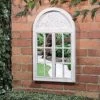 B&M Shutter Door Arched Garden Mirror 2 B&M Shutter Door Arched Garden Mirror -Magic Garden 331461 shutter door arched garden mirror1