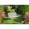 B&M Valencia Rattan Effect Bench -Magic Garden 332610 venice rattan effect bench