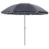 B&M Dakota Parasol 1.8m - Grey -Magic Garden 342342 grey parasol1