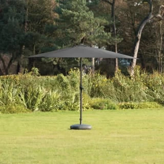 Crank Handle Parasol 2.7m - Black 6 Crank Handle Parasol 2.7m - Black - Image 4