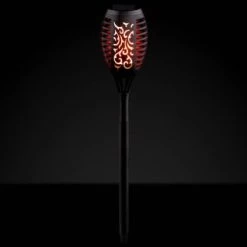 Morocco Solar Light Post -Magic Garden 353593 morocco flame effect torch stake 48cm 3