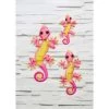 B&M Glass Gecko Wall Art 3pk - Pink -Magic Garden 353683 3pk glass gecko wall art pink