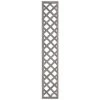 Framed Diamond Trellis - Grey -Magic Garden 353719 framed trellis 180x30cm