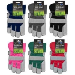 Rolson Heavy Duty Suede Gardening Gloves - Large - Navy -Magic Garden 353850 rolson heavy duty suede glove mains