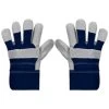 Rolson Heavy Duty Suede Gardening Gloves - Large - Navy -Magic Garden 353850 rolson heavy duty suede gloves large blue 2