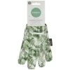 Easy Grip Gardening Glove - Dark Green 1 Easy Grip Gardening Glove - Dark Green -Magic Garden 353858 easy grip gardening glove green floral