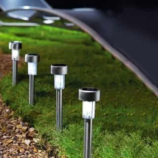 Eveready Mini Solar Lighting Posts 8pk - Colour Changing 3 Eveready Mini Solar Lighting Posts 8pk - Colour Changing