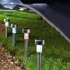 Eveready Solar Powered Post Lights 8pk - Colour Changing -Magic Garden 366416 eveready mini solar lights posts 10pk colour