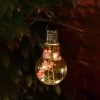 Floral Solar Hanging Bulbs - Pink Flower 2 Floral Solar Hanging Bulbs - Pink Flower -Magic Garden 366424 floral solar hanging bulbs pink flower