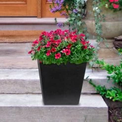 B&M Sonata Planter 33cm - Slate -Magic Garden 377687 sonta planter slate 33cm 2