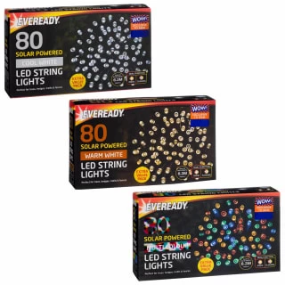Eveready Solar Powered LED String Lights 80pk - Multicolour 5 Eveready Solar Powered LED String Lights 80pk - Multicolour - Image 3