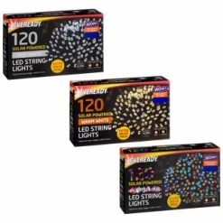 Eveready Solar Powered LED String Lights 120pk - Warm White -Magic Garden 379216 379217 379218 120pk eveready led string lights main