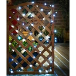 Eveready Solar Powered LED String Lights 240pk - Cool White -Magic Garden 379219 eveready solar powered string lights 240 cool white leds 1