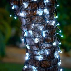 Eveready Solar Powered LED String Lights 240pk - Cool White -Magic Garden 379219 eveready solar powered string lights 240 cool white leds 3