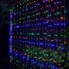 Solar Powered LED Curtain 180cm - 266 Multicolour Lights -Magic Garden 379243 180cm x 180cm solar powered led curtain 266 multi colour leds