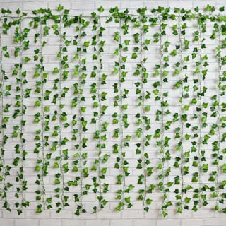 Solar Powered Artificial Ivy Leaf Curtain 150cm 4 Solar Powered Artificial Ivy Leaf Curtain 150cm - Image 2