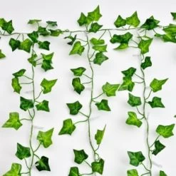 Solar Powered Artificial Ivy Leaf Curtain 150cm 8 Solar Powered Artificial Ivy Leaf Curtain 150cm -Magic Garden 379257 150cm x 150cm solar powered artificial ivy leaf curtain 192 warm white leds 3