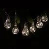 Solar Powered 12 Clear Light Bulb String LED Lights - Warm White 2 Solar Powered 12 Clear Light Bulb String LED Lights - Warm White -Magic Garden 379260 12pk mason and jones string lights clear light buld warm white