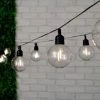 Edison Style Light Bulb String Lights 10pk 2 Edison Style Light Bulb String Lights 10pk -Magic Garden 379264 botanical garden 10 solar powered xl bulb string lights warm white led