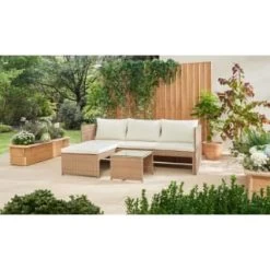 Magic Garden 10 Magic Garden -Magic Garden 379293 379442 valencia reversible rattan effect corner sofa set