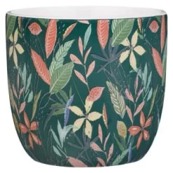 B&M Superbloom Sun Ceramic Plant Pots 3pk - Floral 12 B&M Superbloom Sun Ceramic Plant Pots 3pk - Floral -Magic Garden 379332 3pk island paradise ceramic plant pots green 2