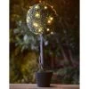 Solar Powered Topiary Tree - White LED 70cm 1 Solar Powered Topiary Tree - White LED 70cm -Magic Garden 379348 70cm solar powered topiary tree 30 cool white leds 4