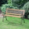 B&M Verona Wooden Garden Bench 2 B&M Verona Wooden Garden Bench -Magic Garden 379386 verona woodenbench