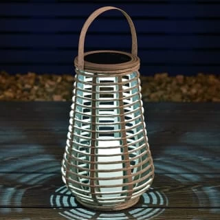 Solar Powered Lantern - Grey 3 Solar Powered Lantern - Grey