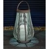 Solar Powered Lantern - Grey Large -Magic Garden 379423 large grey lantern
