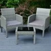 Sorrento Armchair Bistro Set 3pc -Magic Garden 379445 sorrento 3 piece armchair bistro set