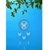 B&M 3D Metal Wind Spinner With Hanging Crystals - Butterfly -Magic Garden 379502 3d metal wind spinner butterflay