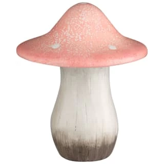 B&M Ceramic Mushroom Ornament - Pink 3 B&M Ceramic Mushroom Ornament - Pink