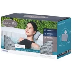 Lay-z Spa Lay-Z-Spa Padded Pillow 2pk -Magic Garden 379801 lay z spa 2 pack padded pillow 2