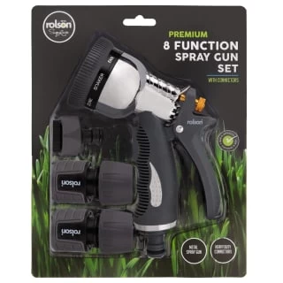 B&M Rolson Premium 8-Function Spray Gun Set With Connectors 3 B&M Rolson Premium 8-Function Spray Gun Set With Connectors