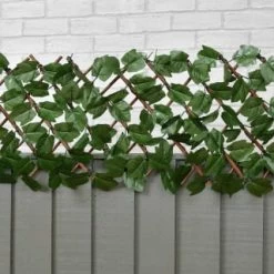 Expanding Artificial Ivy Leaf Trellis 180 X 30cm -Magic Garden 379969 expanding ivy leaf trellis 180x30cm 3