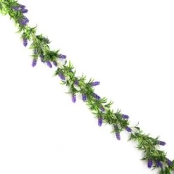 B&M Artificial Lavender Garland 180cm -Magic Garden 379985 180cm artificial lavender garland