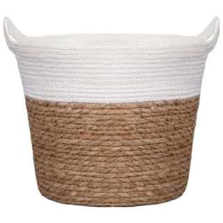 B&M Natural Planter Basket With Handles