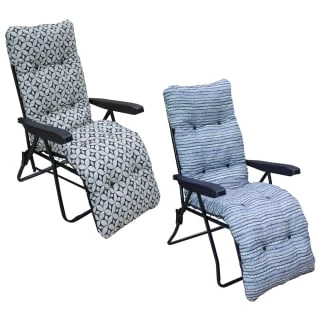 B&M Padded Multi-Position Relaxer - Navy 4 B&M Padded Multi-Position Relaxer - Navy - Image 2