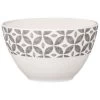 B&M Urban Print Dip Bowl - White -Magic Garden 381058 urban print dip bowl white