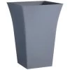 Tall Modern Planter 45cm - Grey -Magic Garden 383551 45cm grey tall modern planter