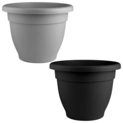 Extra Large Bell Pot Planter 55cm - Grey -Magic Garden 383574 383584 55cm xl bell pot planter group 1