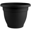 Extra Large Bell Pot Planter 55cm - Black -Magic Garden 383574 55cm xl bell pot planter black