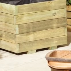 Aston Square Lattice Planter -Magic Garden 385864 aston square planter with lattice 4